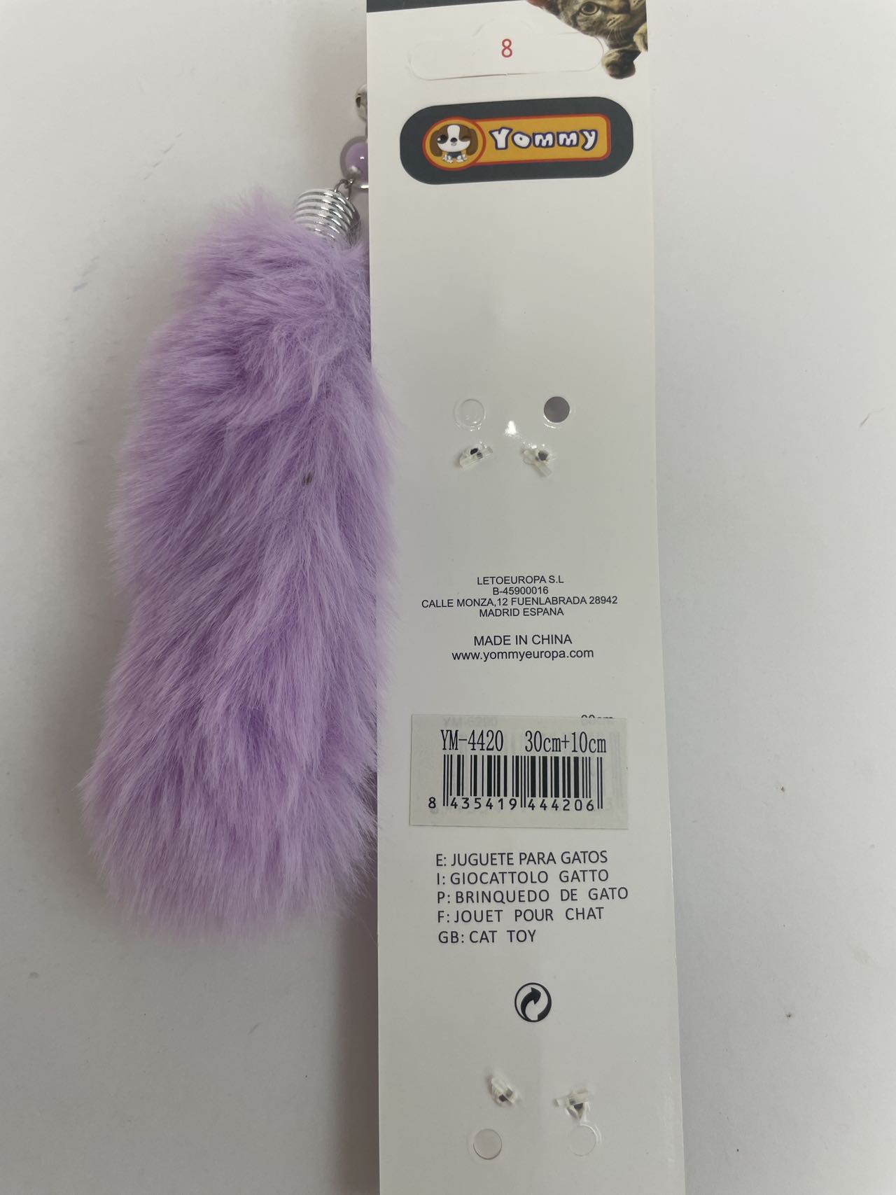 HKM-5576381 Interactive Cat Teaser Wand for Engaging Play and Exercise