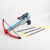 HKM-557651 Kids Bow and Arrow Toy Set - Outdoor Fun for Ages 2 to 4 - Includes 24 Pieces