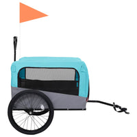 HKM-5577021 2-in-1 Dog Bicycle Trailer and Stroller with Suspension and Compact Storage