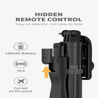 HKM-557715 Bluetooth Wireless Selfie Stick Tripod Monopod for iPhone - Foldable & Adjustable
