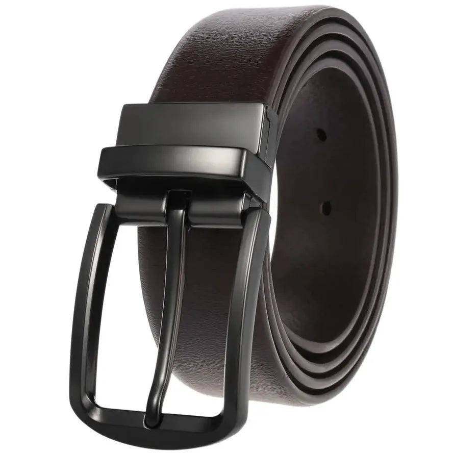 HKM-557715 Genuine Leather Pin Buckle Belt for Versatile Style and Comfort