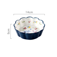HKM-5577533 Ceramic Pet Bowl with Bamboo Wood Tray - 450ml Capacity for Cats and Dogs