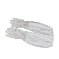 HKM-5579197 BeeWARE White Polyester Cotton Sheepskin Anti-Bee Gloves for Bee Harvesting