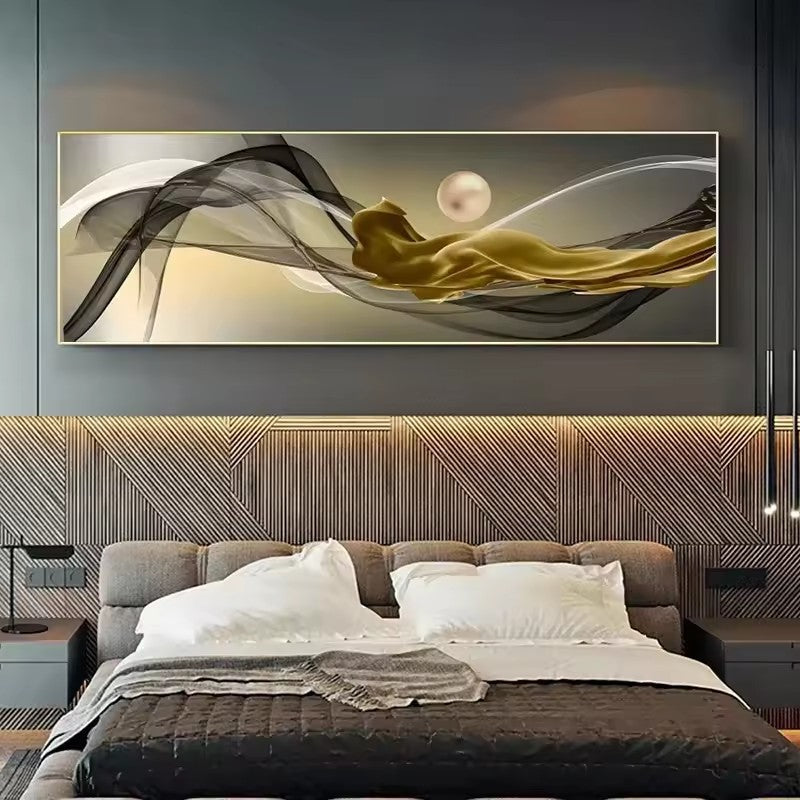 HKM-558099 HD City Night Scene Canvas Painting - Modern Simplicity Art for Home Decor, Multiple Sizes Available