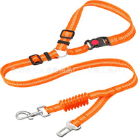 HKM-5581117 Retractable Dog Leash with Anti-Pull Car Seatbelt for Comfortable Walks