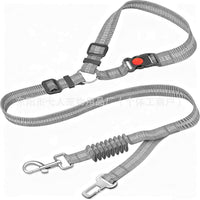 HKM-5581117 Retractable Dog Leash with Anti-Pull Car Seatbelt for Comfortable Walks