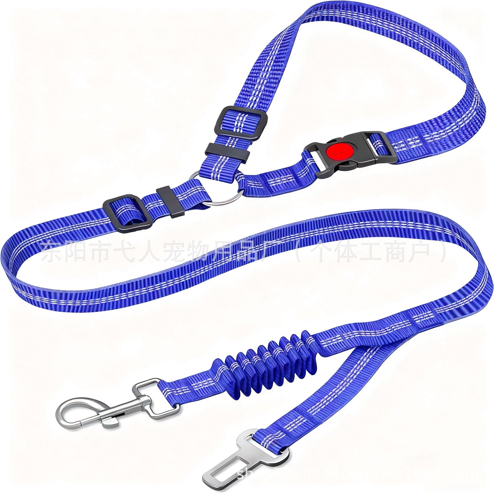 HKM-5581117 Retractable Dog Leash with Anti-Pull Car Seatbelt for Comfortable Walks