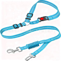 HKM-5581117 Retractable Dog Leash with Anti-Pull Car Seatbelt for Comfortable Walks