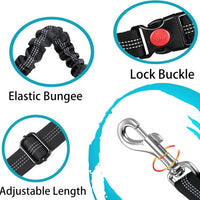 HKM-5581117 Retractable Dog Leash with Anti-Pull Car Seatbelt for Comfortable Walks