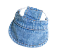 HKM-5581885 Stylish Removable Denim Pet Suspender Skirt with Matching Hat for Dogs