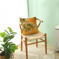 HKM-558227 Chinese Classic Floral Cushion Cover - 45x45cm Chemical Fiber Pillowcase