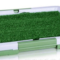 HKM-5582781 Indoor Dog Potty Training Mat with Simulation Grass - 3 Layers with Odor Resistance