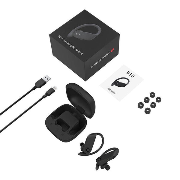 HKM-558355 Bluetooth Wireless Earphones with V5.0 Technology, 4-5 Hours Battery Life, and 40-50 Minutes Charging Time