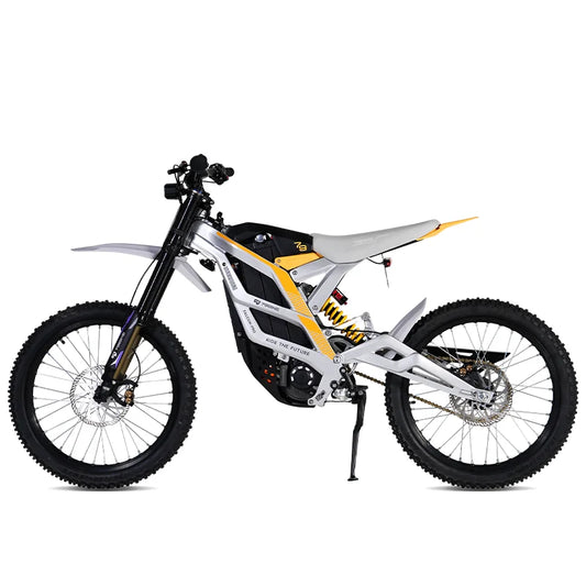 HKM-558547 Electric Off-Road Dirt Bike, 72V 10kW Power, 85 km/h Top Speed, Full Suspension, 120 km Range