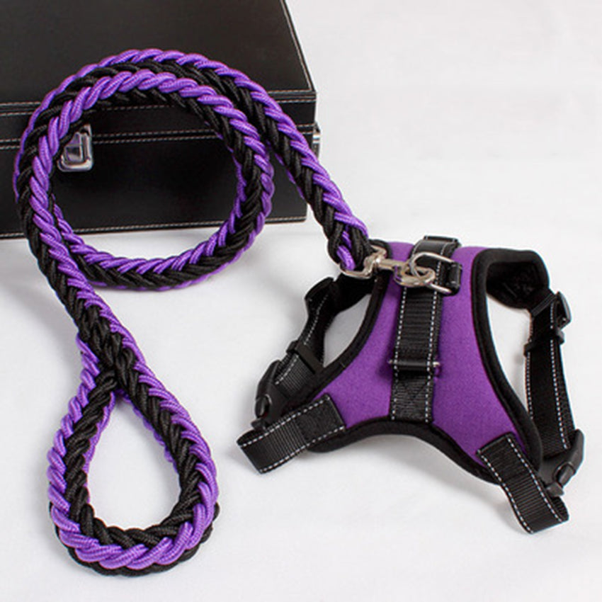 HKM-5586365 Saddle Chest Strap for Dogs - Durable Nylon with Breathable Mesh and Comfortable Padding, Black Red Camouflage