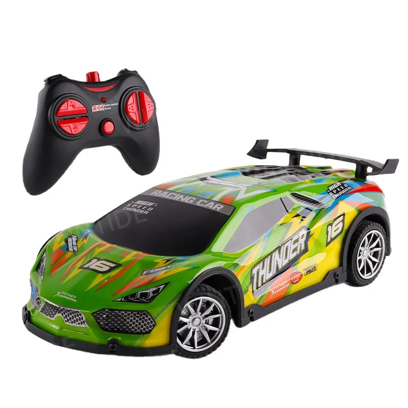 HKM-558675 High-Speed 4WD RC Drift Truck with Colorful PVC Shell - Remote Control Racing Electric Car for All Ages