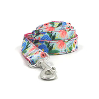 HKM-5586877 Red Midsummer Garden Dog Collar with Bow Tie and Leash Set