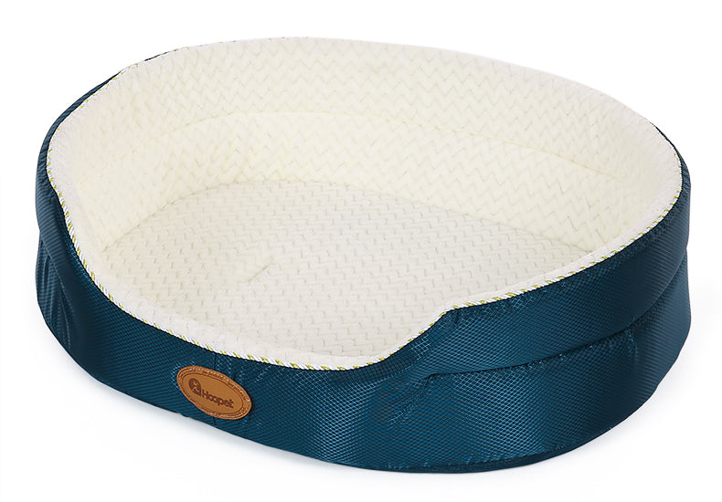HKM-5587133 Large Navy Blue Removable and Washable Summer Dog Sofa Pet Bed for Small to Extra Large Dogs