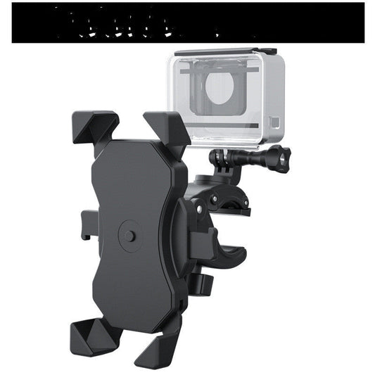HKM-558867 Universal Auto Locking Sports Camera Bicycle Mount for 4-6.5 Inch Smartphones