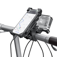 HKM-558867 Universal Auto Locking Sports Camera Bicycle Mount for 4-6.5 Inch Smartphones