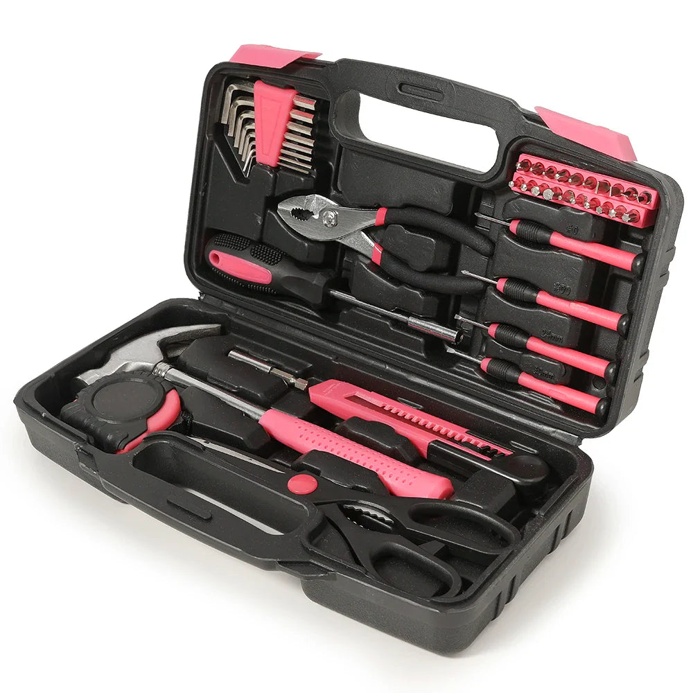 HKM-559187 Multi-Functional Hand Tool Set for Home Repairs and DIY Projects