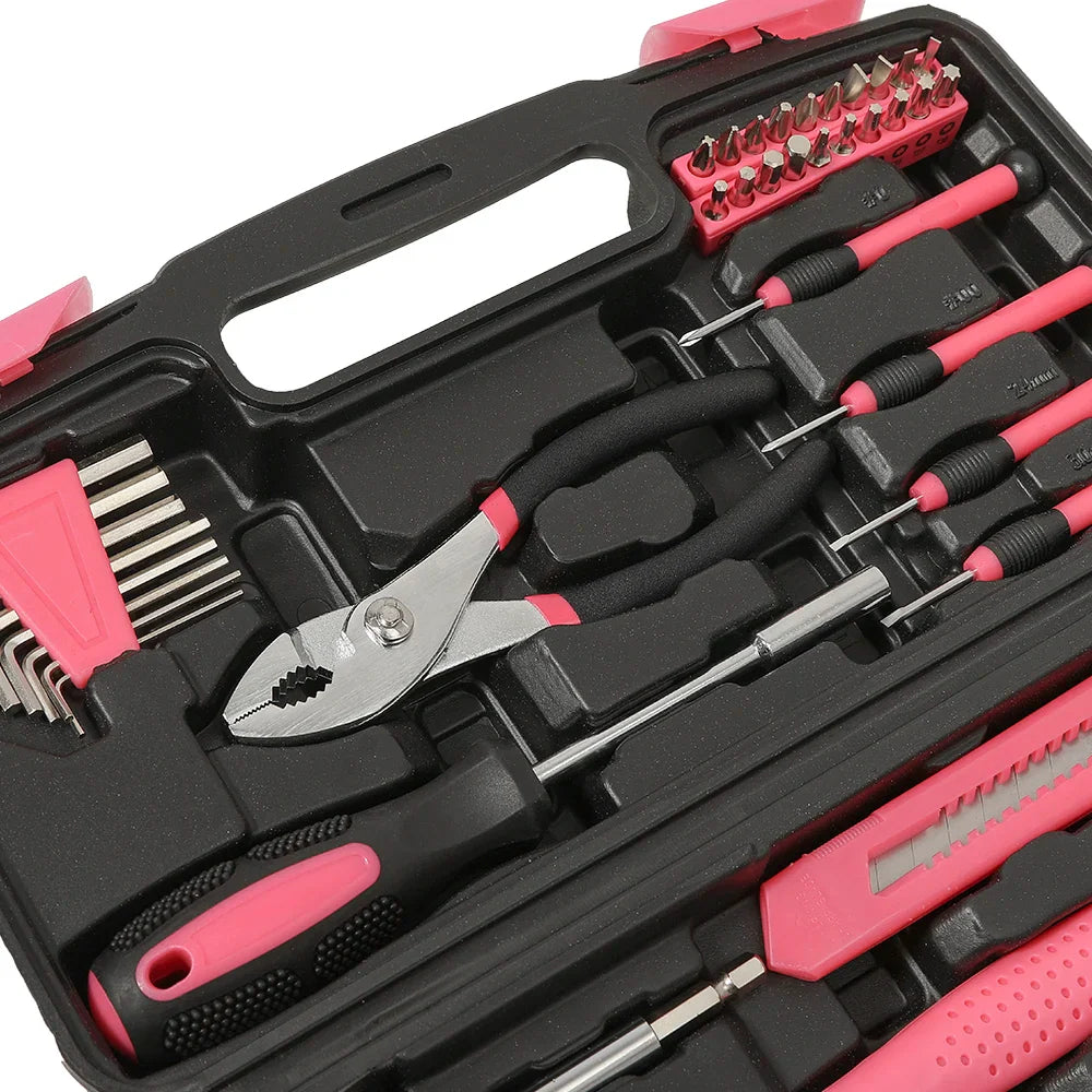 HKM-559187 Multi-Functional Hand Tool Set for Home Repairs and DIY Projects