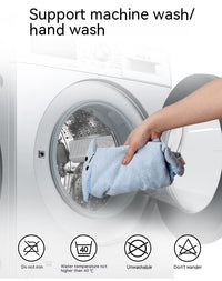 HKM-5592509 Quick-Drying Absorbent Polyester Dog Bathrobe Towel in Blue