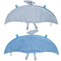 HKM-5592509 Quick-Drying Absorbent Polyester Dog Bathrobe Towel in Blue