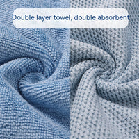 HKM-5592509 Quick-Drying Absorbent Polyester Dog Bathrobe Towel in Blue