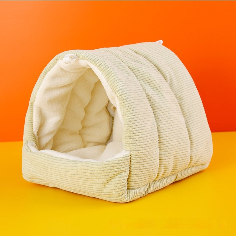 HKM-5592893 Cozy Thickened Cotton Bird Nest for Parrots & Small Birds - Multiple Colors Available