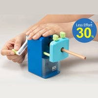 HKM-559443 Adjustable Pencil Sharpener for 7-11.6mm Tips with 30% Less Effort – Ideal for Students