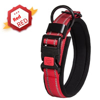 HKM-5594813 Comfortable Breathable Monochrome Dog Collar for Medium to Large Dogs