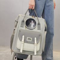 HKM-5595069 Large Capacity Breathable Cat Backpack in Gray, Light Green, and Khaki - Ideal for Pets Up to 15kg