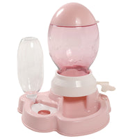 HKM-5596605 Automatic Pet Feeder and Waterer for Dogs and Cats - Prevents Tipping, No Wet Mouth