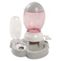 HKM-5596605 Automatic Pet Feeder and Waterer for Dogs and Cats - Prevents Tipping, No Wet Mouth