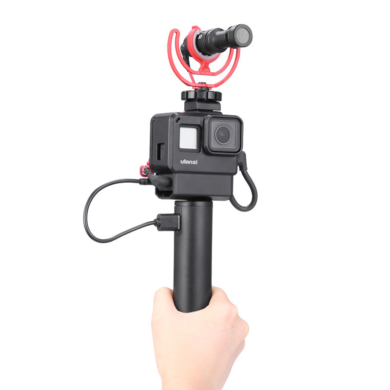 HKM-559699 Portable Aluminum Alloy Charging Handle with 6800mAh Battery Capacity - 12.5cm x 3.2cm