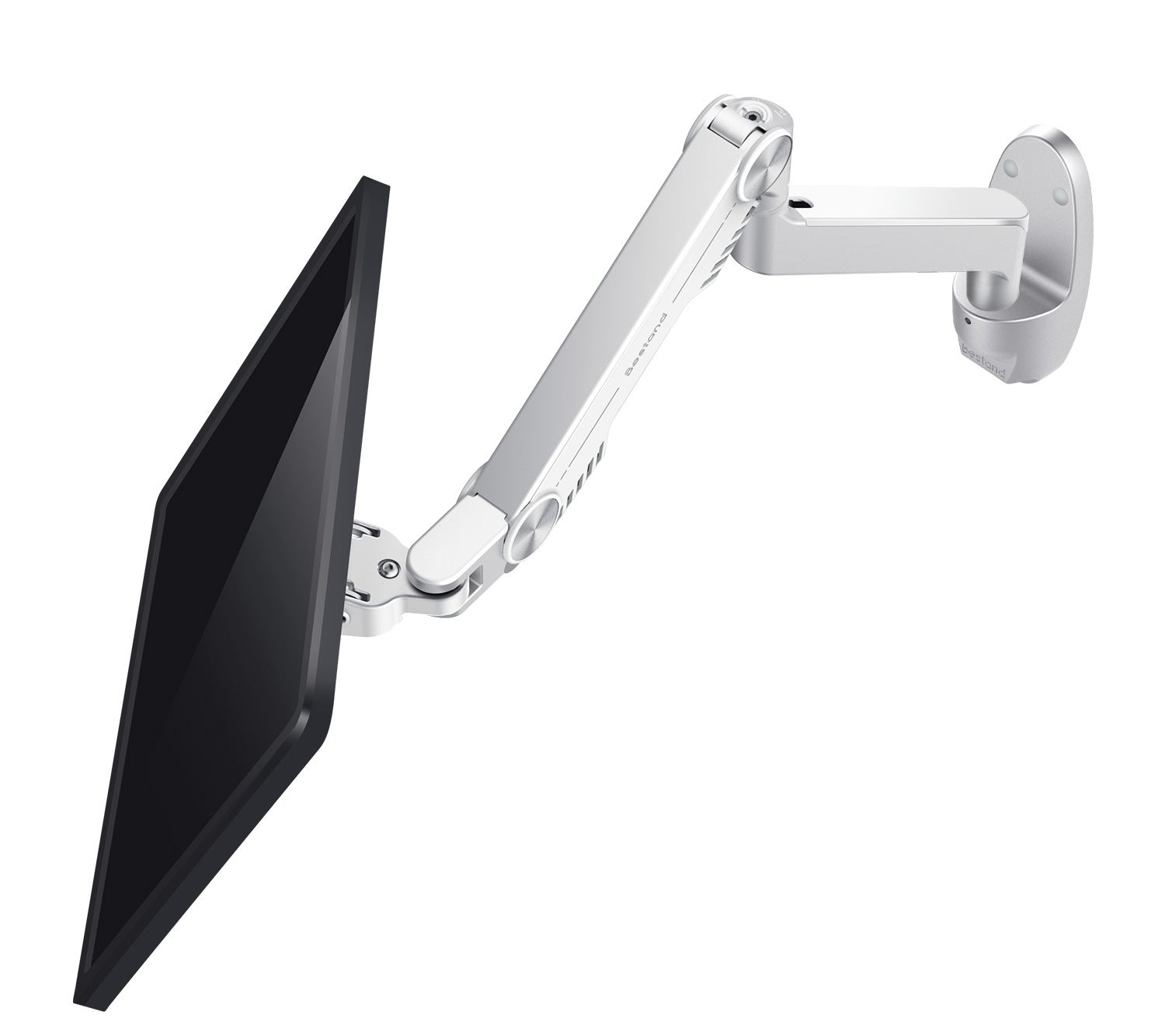 HKM-559827 Aluminum Alloy Single-Arm Monitor Wall Mount Bracket - 2.8KG, 40.5x34.5x12.7CM