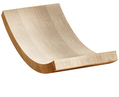 HKM-5598781 Upgraded Sisal Cat Scratch Board with Corrugated Paper Base and Integrated Cat Nest