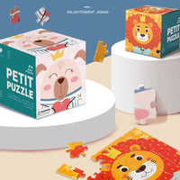HKM-559891 24-Piece Cartoon Animal Jigsaw Puzzle for Early Learning and Memory Development