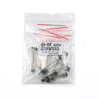 HKM-559891 NTC Thermal Resistor Pack 1K-100K 3950B - 100pcs Metal Film Components
