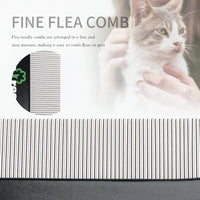 HKM-5600061 Pet Hair Removal Comb - Double-Sided Deshedding Brush for Cats and Dogs