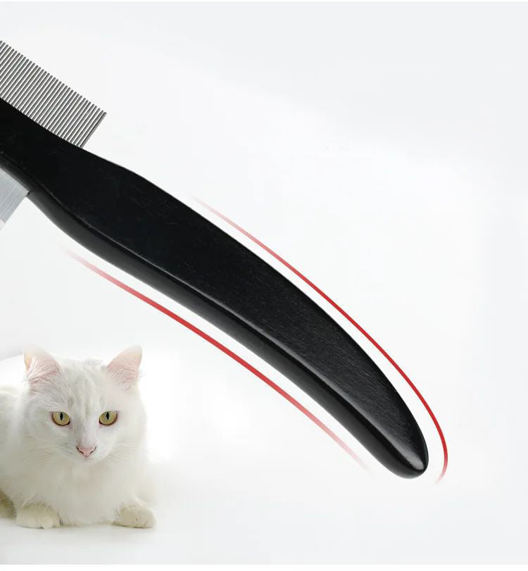 HKM-5600061 Pet Hair Removal Comb - Double-Sided Deshedding Brush for Cats and Dogs