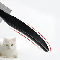 HKM-5600061 Pet Hair Removal Comb - Double-Sided Deshedding Brush for Cats and Dogs