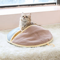HKM-5600189 Colorful Cotton Plus Cat Nest for Pets - Soft, Stylish & Cozy Space for Cats, 55x60CM