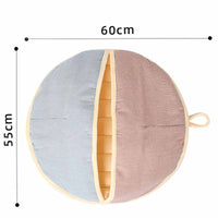 HKM-5600189 Colorful Cotton Plus Cat Nest for Pets - Soft, Stylish & Cozy Space for Cats, 55x60CM