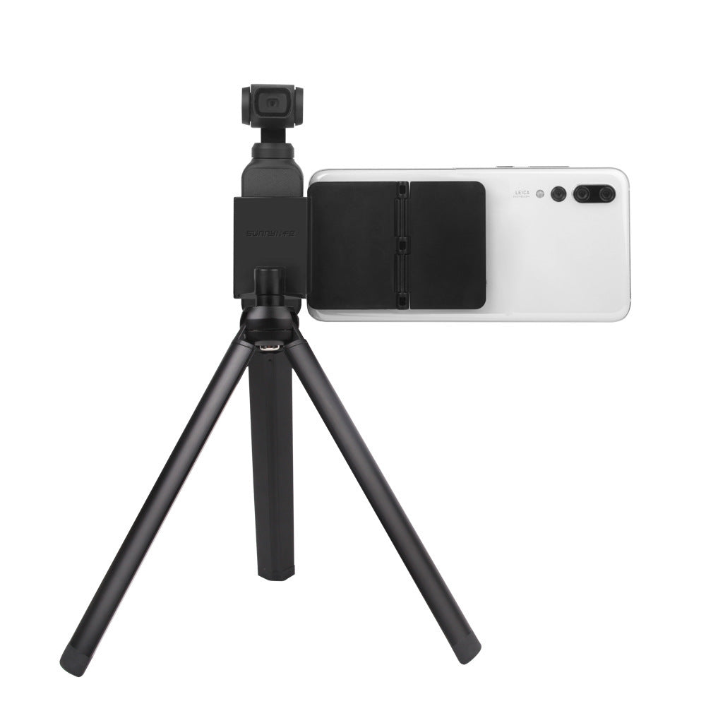 HKM-560019 Folding Suction Cup Phone Holder with Tripod and Extension Rod