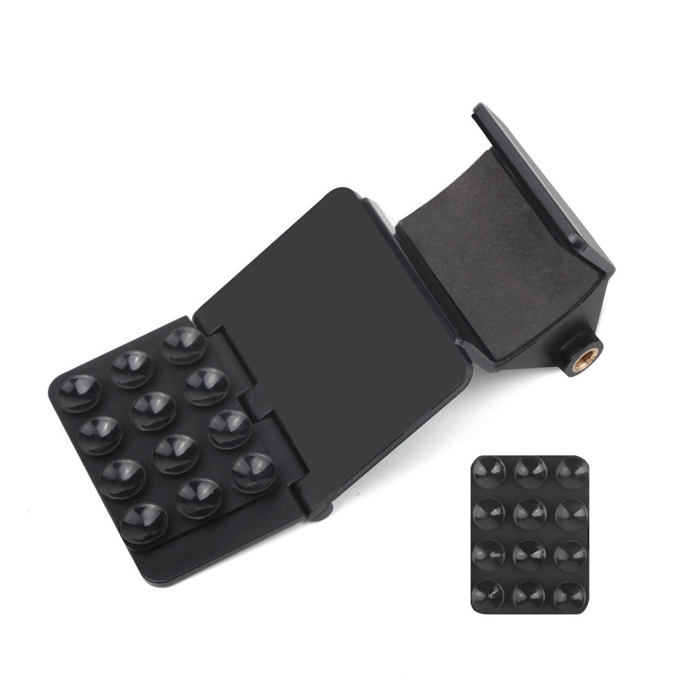 HKM-560019 Folding Suction Cup Phone Holder with Tripod and Extension Rod