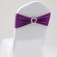 HKM-560211 Heart-Shaped Elastic Chair Cover with Clip for Backrest 36-48cm