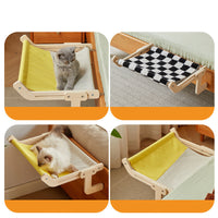 HKM-5602621 Window Hammock for Cats - Cozy Hanging Nest for Sunbathing and Relaxation