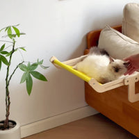 HKM-5602621 Window Hammock for Cats - Cozy Hanging Nest for Sunbathing and Relaxation